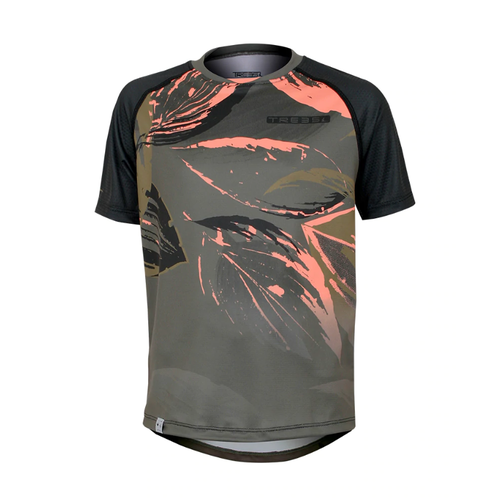 Trees Mountain Maillot manches courtes Trees Mountain Roots Jr (Olive/Noir)