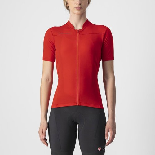 Castelli Castelli Anima 3 Short Sleeve Woman Jersey (Red)