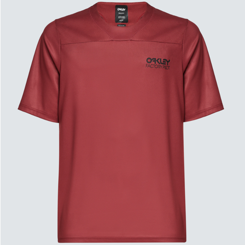 Oakley Oakley Factory Pilot Lite MTB Short Sleeve Jersey Red Oakley Oakley Factory Pilot Lite MTB Short Sleeve Jersey Red