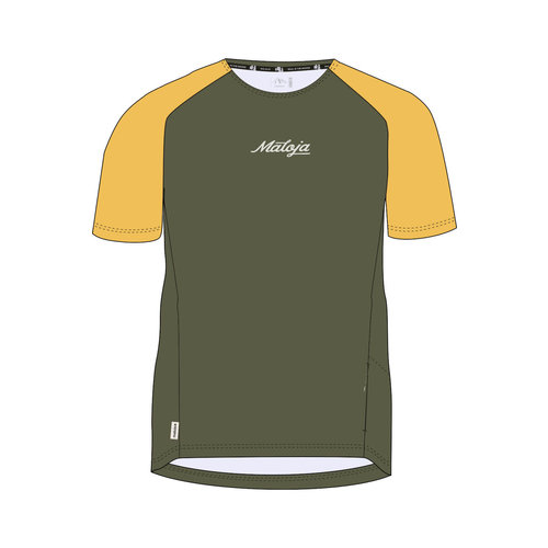 Maloja T-Shirt Maloja DentroM. Multi Vert/Jaune Maloja T-Shirt Maloja DentroM. Multi Vert/Jaune