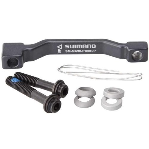 Shimano Adaptateur pour étrier Shimano, SM-MA90-F203P/PM, Post Mount, Avant, Fourche Post Mount, Disque 203mm