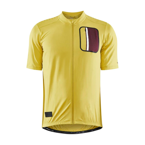 Craft Craft ADV Offroad Short Sleeve Jersey (Yellow/Burgundy) Craft Craft ADV Offroad Short Sleeve Jersey (Yellow/Burgundy)