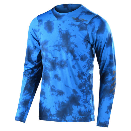 Troy Lee Designs Maillot manches longues Troy Lee Designs Skyline Tie Dye Bleu