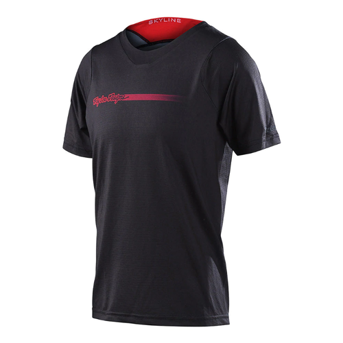 Troy Lee Designs Troy Lee Designs Skyline Jr Short Sleeve Junior Jersey (Channel Carbon)