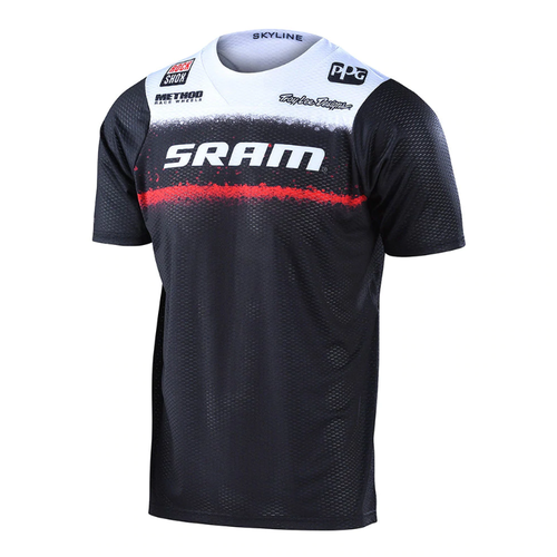 Troy Lee Designs Maillot manches courtes Troy Lee Designs Skyline Air Sram Roost (Noir)