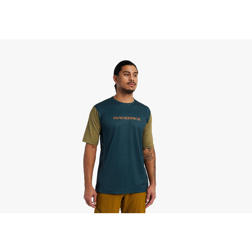 Race Face Race Face Indy Short Sleeve Jersey (Pine Green)