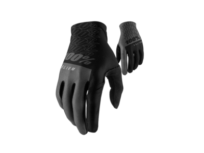 100% 100% Celium Long Glove Black/Grey