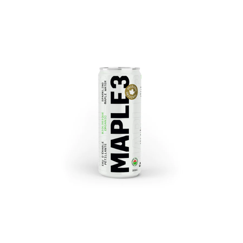 Maple 3 Boisson d'hydratation Maple 3 Eau d'érable pétillante Bio Original 355ml Maple 3 Boisson d'hydratation Maple 3 Eau d'érable pétillante Bio Original 355ml