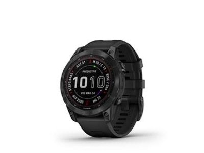 Garmin fēnix 7 Saphirre Solar GPS Smartwatch (Black)