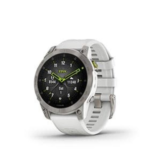 Garmin Montre intelligente GPS epix Gen 2 Saphirre (Titane blanc) Garmin Montre intelligente GPS epix Gen 2 Saphirre (Titane blanc)