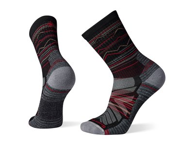 Smartwool Smartwool Hike Light Cushion Mountain Range Pattern Socks Black