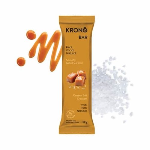 Kronobar Barre protéinée Krono Caramel Salé Croquant 50g Kronobar Barre protéinée Krono Caramel Salé Croquant 50g