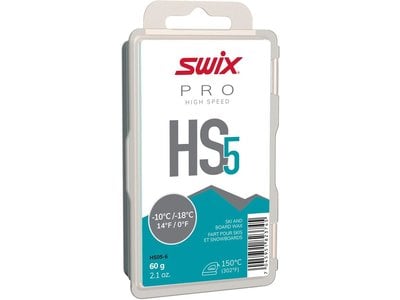 Swix Fart de glisse Swix HS5 Turquoise -10/-18C (60g)