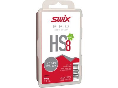 Swix Swix HS8 Red Glide Wax -4/+4C (60g)