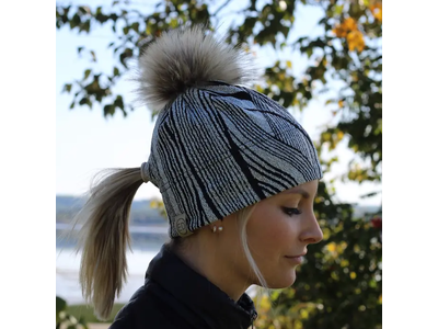 ED Design ED Design La Belle ED with Pompom Beanie Grey/White