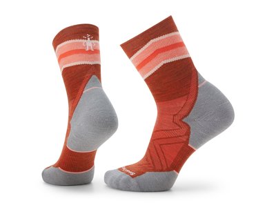 Smartwool Smartwool Run Targeted Cushion Mid Crew Woman Sock Spicy