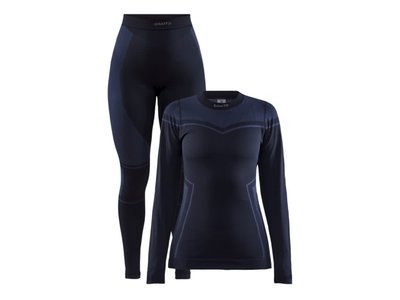 Craft Craft Core Dry Fuseknit Woman Base Layer Set Black