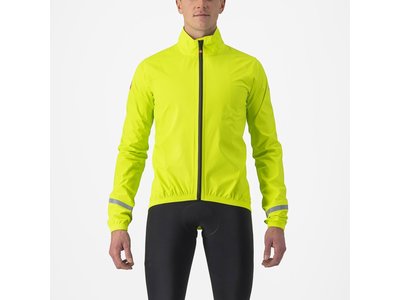 Castelli Veste imperméable manches longues Castelli Emergency 2 Lime Électrique