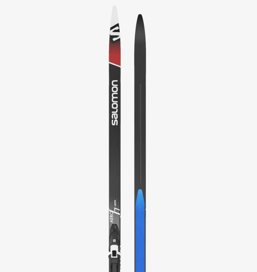fabriek Bewijs Kan worden berekend Ski Salomon Aero 7 eSkin X-Stiff 2023 / Fixation Prolink Shift Pro - Demers  bicyclettes et skis de fond