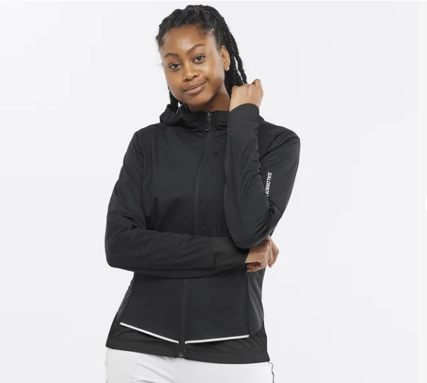 Manteau Salomon Light Shell Tight Femme Noir Demers bicyclettes et skis de fond inc