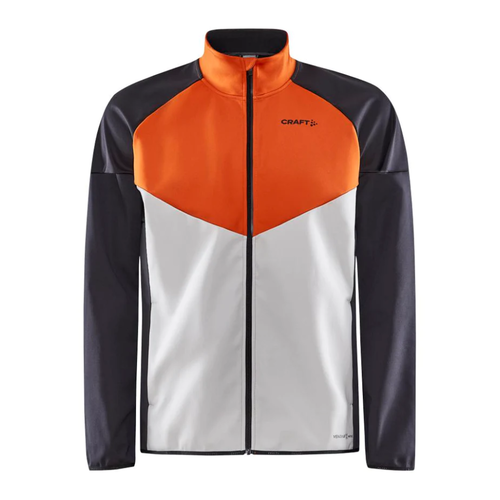 Craft Manteau Craft CORE Glide Block Orange/Blanc/Gris Craft Manteau Craft CORE Glide Block Orange/Blanc/Gris