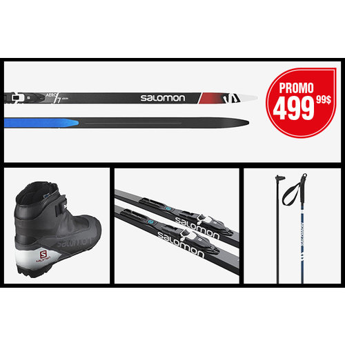 Salomon Salomon Touring Kit Aero 7 eSkin Skis / Escape+ Boots / Escape Alu Poles Salomon Salomon Touring Kit Aero 7 eSkin Skis / Escape+ Boots / Escape Alu Poles