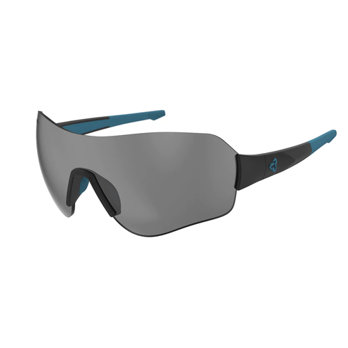 Ryders Lunette Ryders Fitz Noir Mat/Bleu - Lentille Grise Anti-fog