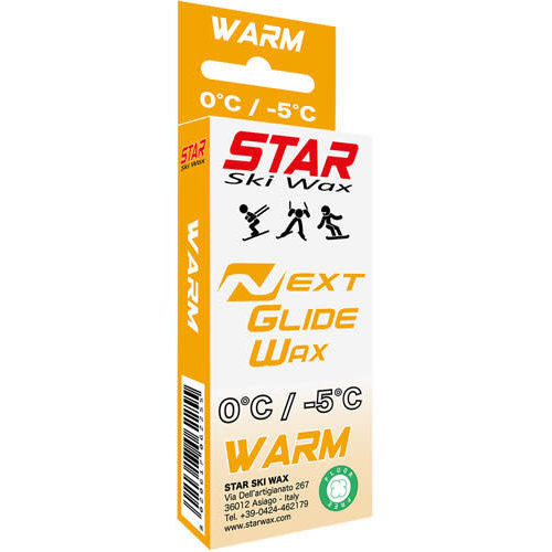Star Fart de glisse Star Next Warm Fluoro-Free Racing Solid 0/-5C 60g