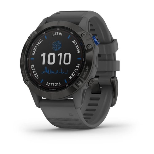 Garmin Montre Garmin fenix 6 Pro Solar (Noir/Ardoise) Garmin Montre Garmin fenix 6 Pro Solar (Noir/Ardoise)