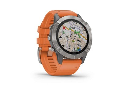 Garmin Garmin fenix 6 Saphirre Smartwatch (Orange/Grey)