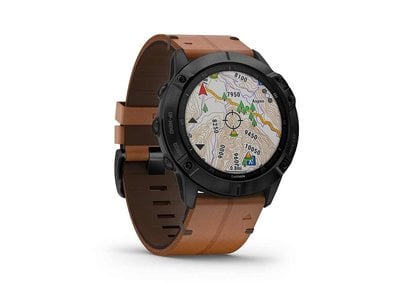 Garmin Garmin fenix 6X Pro Smartwatch (Black/Brown)