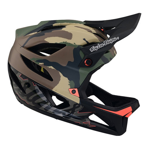 Troy Lee Designs Troy Lee Designs Stage Helmet w/MIPS (Camo Army Green)