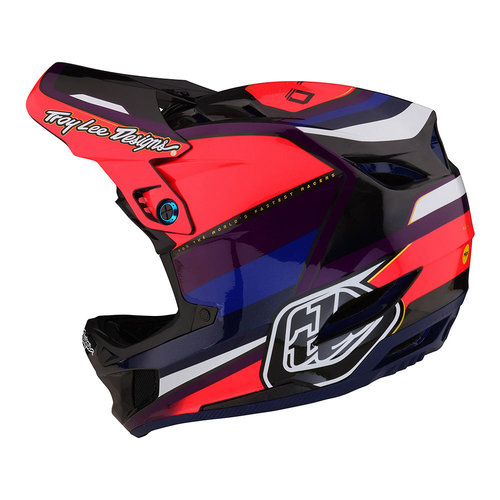 Troy Lee Designs Troy Lee Designs D4 Carbon Mips Reverb Helmet (Pink/Purple)