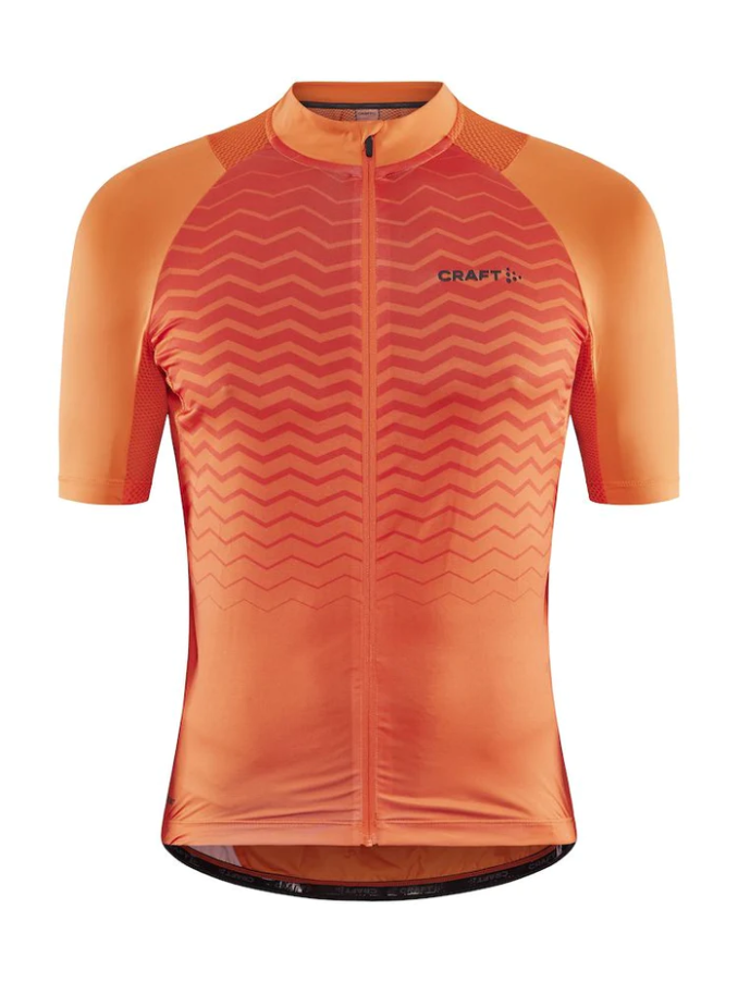 Craft ADV Endur Graphic Short Sleeve Jersey Orange Brown - S