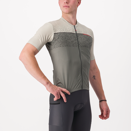 Castelli Maillot manches courtes Castelli Unlimited Entrata (Gris Travertin)