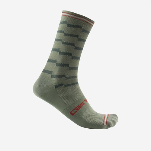 Castelli Castelli Unlimited 18 Sock Defender Green Castelli Castelli Unlimited 18 Sock Defender Green