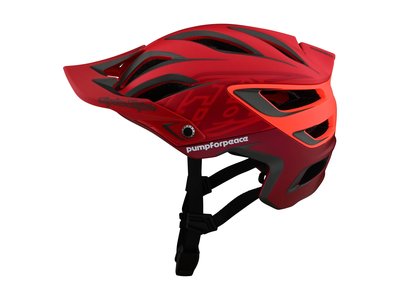 Troy Lee Designs Casque Troy Lee Designs A3 Pump For Peace MIPS (Rouge)