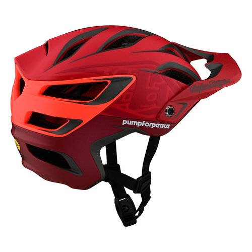 Troy Lee Designs Casque Troy Lee Designs A3 Pump For Peace MIPS (Rouge)