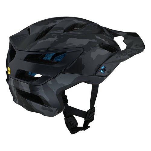 Troy Lee Designs Troy Lee Designs A3 Uno MIPS MTB Helmet (Blue Camo)