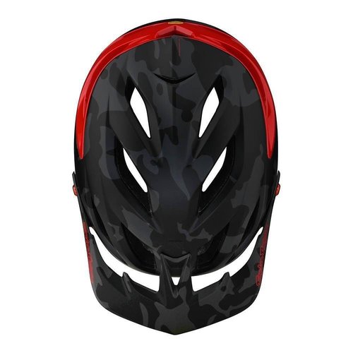 Troy Lee Designs Troy Lee Designs A3 Uno MIPS MTB Helmet (Camo Black/Red)