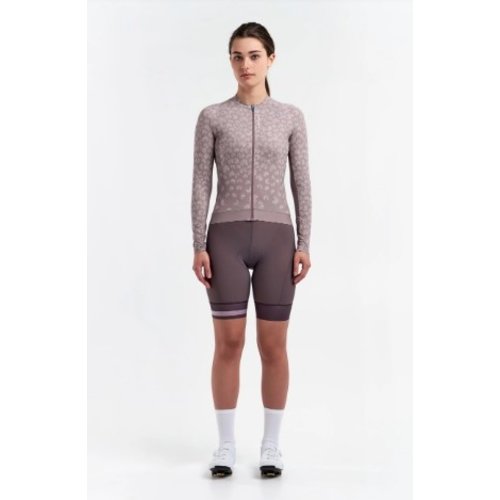 Peppermint Peppermint Signature Woman Long Sleeve Jersey (Printed Pistil Grey)