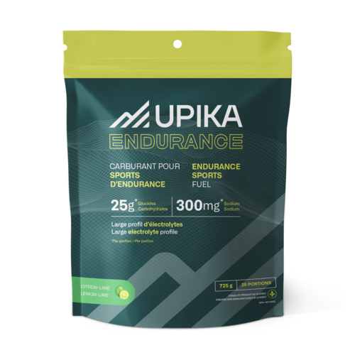 Upika Boisson électrolyte Upika Endurance+ 725g (Citron-Lime) Upika Boisson électrolyte Upika Endurance+ 725g (Citron-Lime)