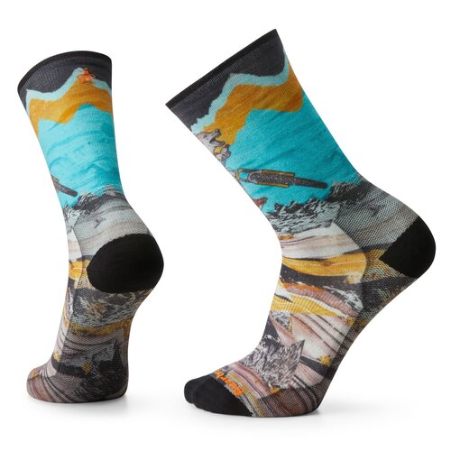Smartwool Bas Smartwool Bike Zero Cushion Wolf imprimé Multi Smartwool Bas Smartwool Bike Zero Cushion Wolf imprimé Multi