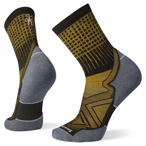 Smartwool Smartwool Run MC Targeted Cushion Pattern Sock Black