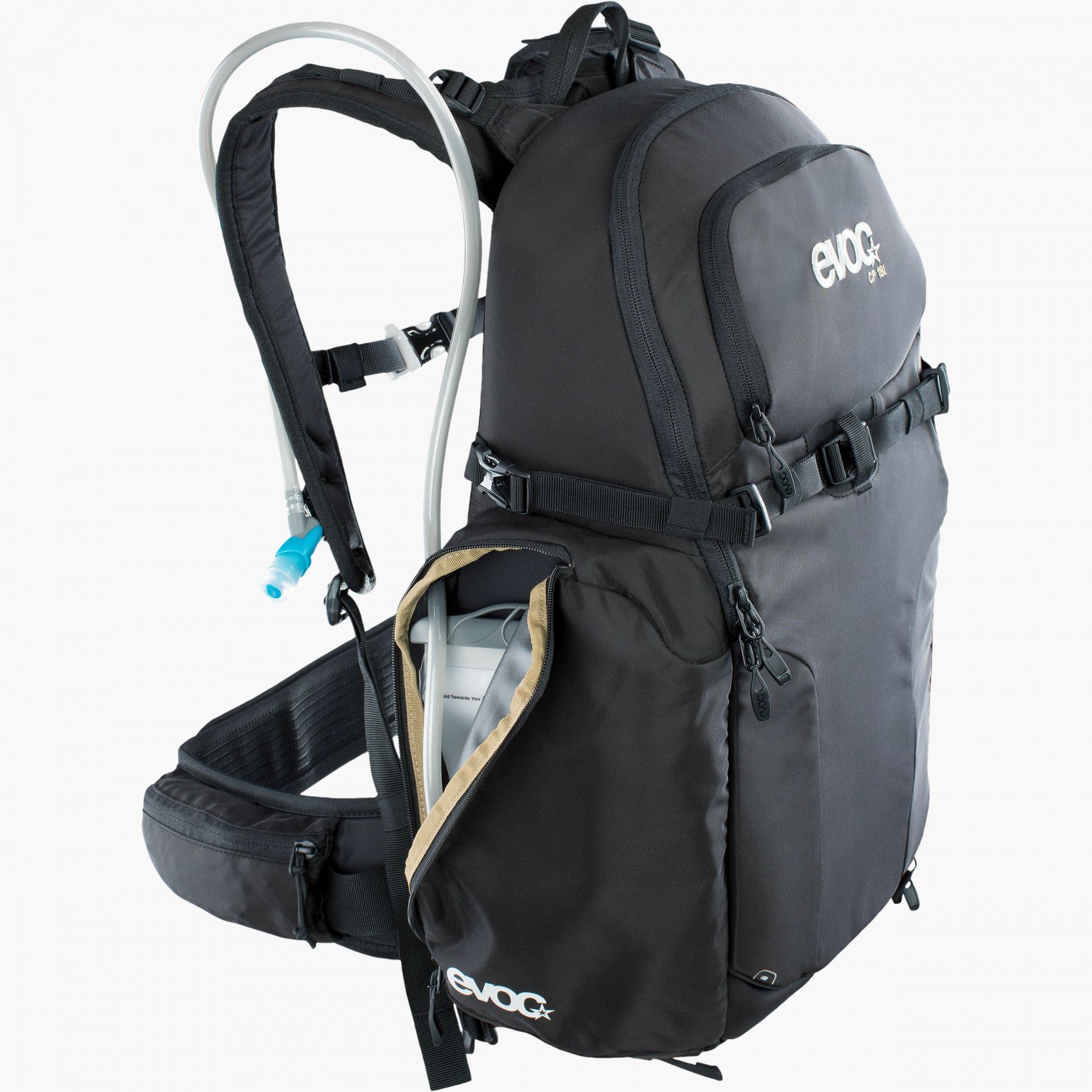 Sac dos EVOC CP 18L Noir Demers bicyclettes et skis de fond inc