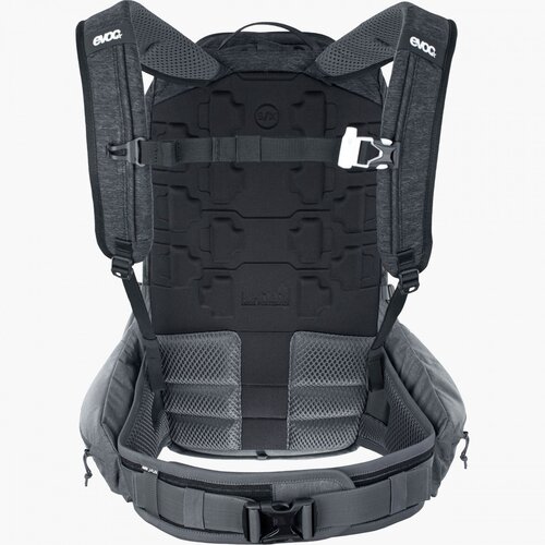 EVOC Sac à dos avec protection EVOC Trail Pro 16 L/XL (Noir/Carbone)