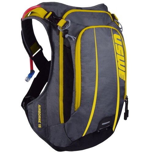 USWE USWE Airborne 15 MTB Hydration Pack (Grey/Yellow) USWE USWE Airborne 15 MTB Hydration Pack (Grey/Yellow)