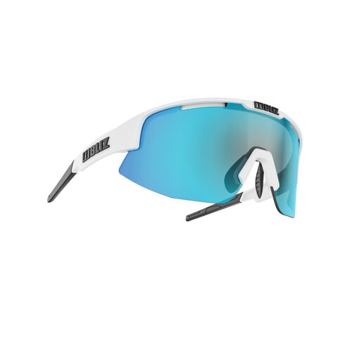 Bliz Bliz Matrix Small White Sunglasses (Smoke/Blue Multi Lens Cat:3) Bliz Bliz Matrix Small White Sunglasses (Smoke/Blue Multi Lens Cat:3)