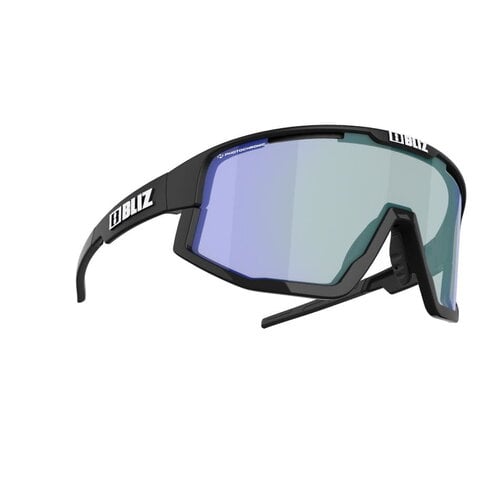 Bliz Bliz Fusion Nano Black Sunglasses (Brown/Blue Photocromic Lens)