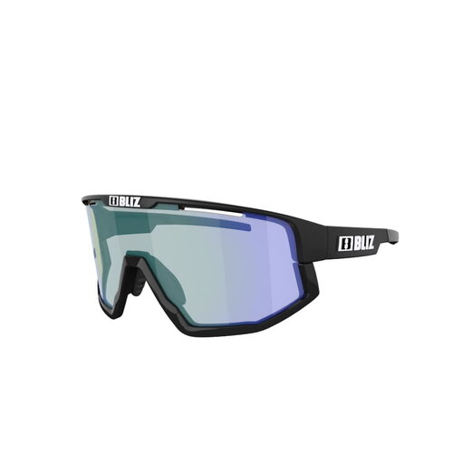 Bliz Bliz Fusion Nano Black Sunglasses (Brown/Blue Photocromic Lens)